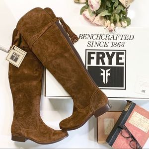 Frye OTK Tassel Boot in Wood